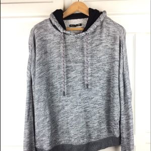 Cross Back Hoodie Sweatshirt